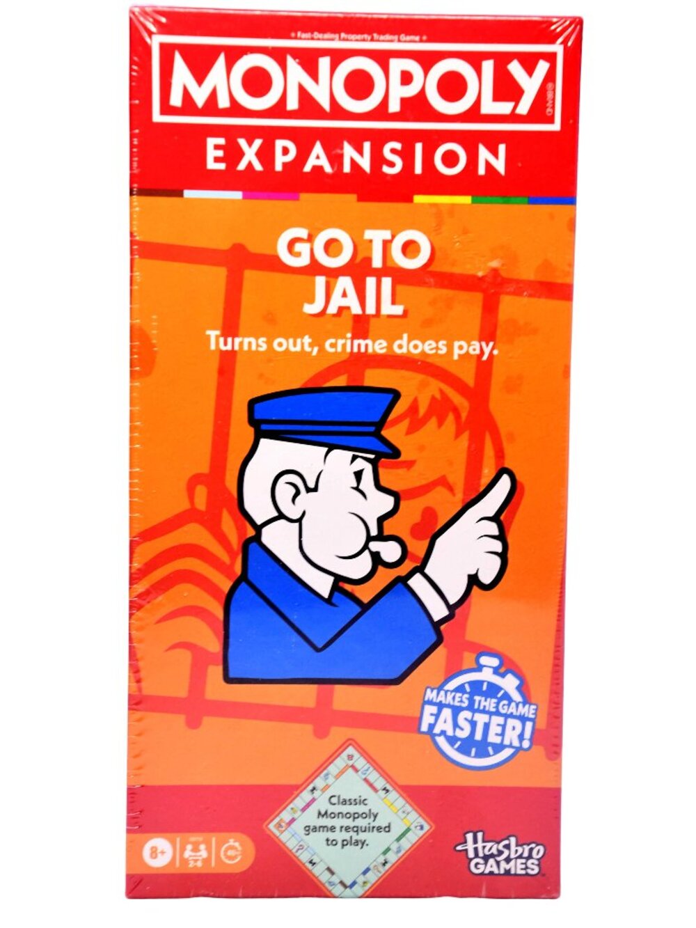 Monopoly: Go to Jail Expansion - Hasbro New Sealed in Stock